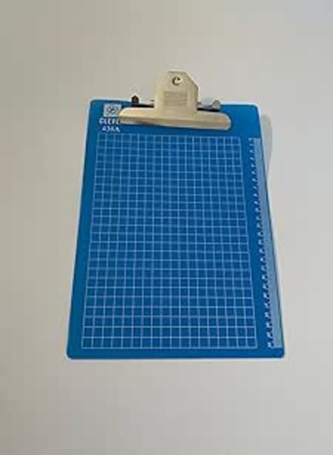 Clever A4 Butterfly Board Clip, Transparent